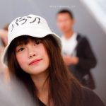 BNKミュージックちゃん、変な日本語の帽子で来日 BNKミュージックちゃん、変な日本語の帽子で来日