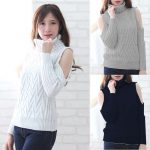 こういう肩出しニット着てる30代くらいの女 こういう肩出しニット着てる30代くらいの女