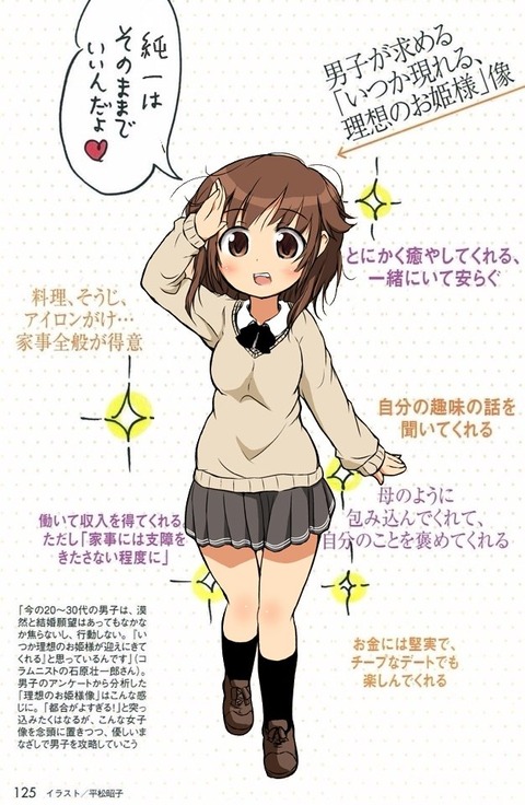 これが男子が求める「いつか現れる、理想のお姫様」像らしいwwwwwww (※画像あり)