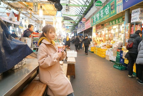 韓国の市場で可愛い子が見つかる （※画像あり）