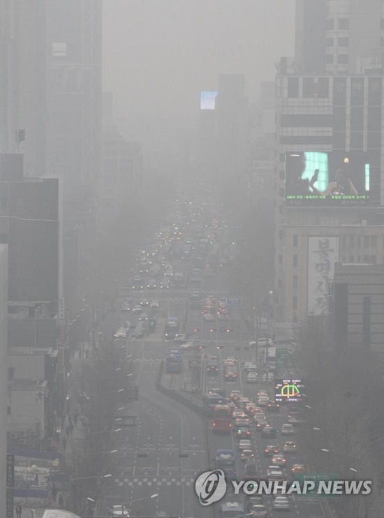 【画像】韓国で6日連続で灰色の空、大気にPM2.5が充満ｗｗｗｗｗｗｗｗ